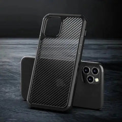 iPhone 13 Pro Carbon Fiber Armor Transparent Matte Case