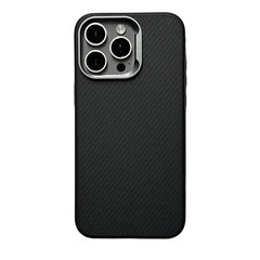 Carbon Fiber MagSafe Case for iPhone 16 Series with Metal Frame Camera Protection