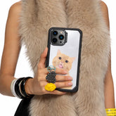 Cute Duh Cat Shockproof Clear Case