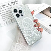 Gradient Bling White Glitter Magsafe Case