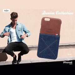 Kajsa ® Denim With Card Holder Back Cover
