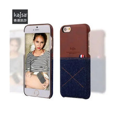 Kajsa ® Denim With Card Holder Back Cover