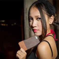 Kajsa ® Vintage Collection Leather Back Cover For Apple iPhone 6/6s