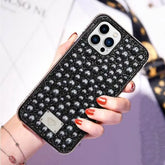 iPhone 13 Pro Max Luxury Women Design Bling Pearl Mobile Case