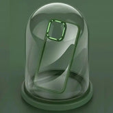 Luxury Metal Camera Protection Armor Clear Case – Alpine Green