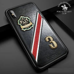 Luxury Third Series Leather Back Cover for Apple iPhone 11 Series (Black)