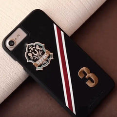 Luxury Third Series Leather Back Cover for Apple iPhone 11 Series (Black)