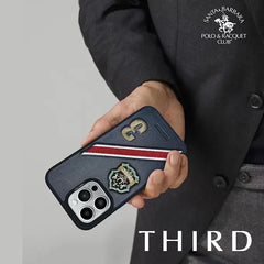 Luxury Third Series Leather Back Cover for Apple iPhone 11 Series (Black)