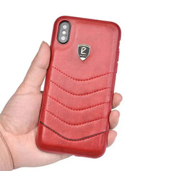 Puloka Shell White Leather Back Cover For Oneplus 7