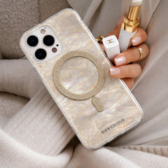 Shimmer Luxe MagSafe iPhone Case with Hand Strap