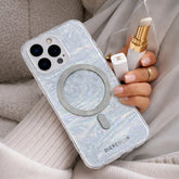 Shimmer Luxe MagSafe Case With Hand Strap For iPhone 15 Pro