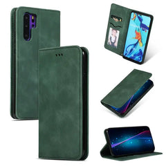 X-Rock Luxury Leather Magnetic Card Holder Wallet Flip Cover For iPhone 11 Series (Army Green)