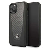 iPhone 13 Pro Max Mercedes ® Carbon Fiber Leather Back Case