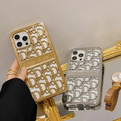iPhone 14 Electroplating Chrome Hollo Soft Back Case
