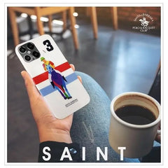 iPhone 12 / 12 Pro Santa Barbara Polo Saint Back Case – White