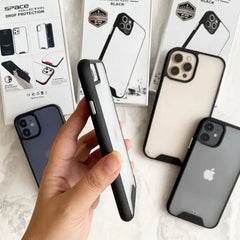 iPhone 12 Pro Max Space Black Series Anti Shockproof Matte Case