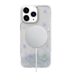 iPhone 16 Series Ice Crystal MagSafe Clear Phone Cover