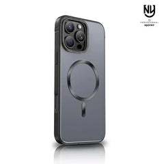 iPhone 16 Pro Max Magsafe Shining Frame of chrome & Metal Phone Cover with Camera Protection