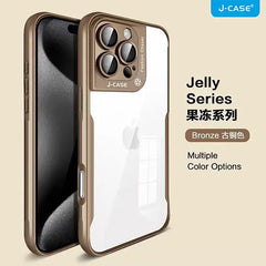 iPhone 16 Pro Shockproof Phone Cover With Metal Lens Ring