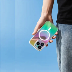 iPhone 16 Series Holo Phone Cover With Magesafe