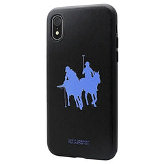 iPhone XR Luxury Umbra Series Genuine Leather Back Case (Black)