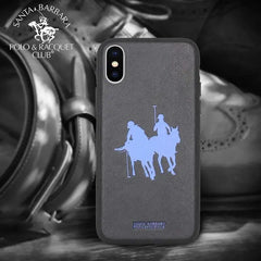 iPhone XR Luxury Umbra Series Genuine Leather Back Case (Black)