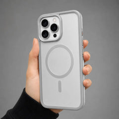ArmorFlex MagSafe Clear Bumper Case - Grey