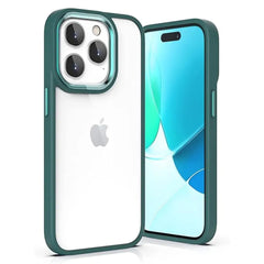 Luxury Metal Camera Protection Armor Clear Case – Alpine Green