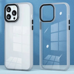 Luxury Metal Camera Protection Armor Clear Case – Transparent