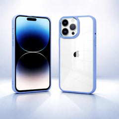 Luxury Metal Camera Protection Armor Clear Case – Grey