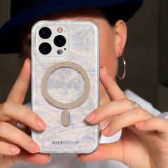 Shimmer Luxe MagSafe Case With Hand Strap For iPhone 15 Pro