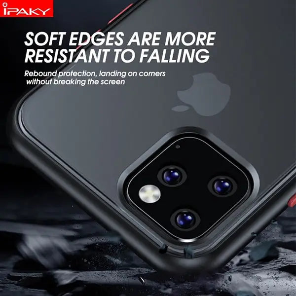 iPaky Silicone Matte Back Cover For Apple iPhone