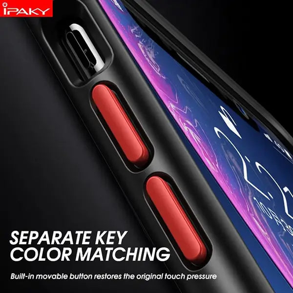 iPaky Silicone Matte Back Cover For Apple iPhone