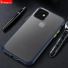 iPaky Silicone Matte Back Cover For Apple iPhone