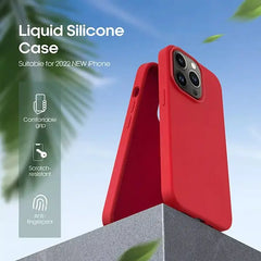 iPhone 14 Pro Max Apple Logo Silicone Case