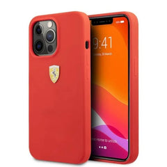 iPhone 15 Pro Ferrari Microfiber Silicone Mobile Case