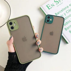 iPhone 12 Pro Max Luxury Matte Silicone Back Cover With Camera Protection