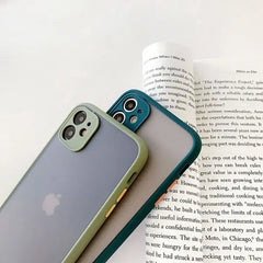 iPhone 12 Pro Max Luxury Matte Silicone Back Cover With Camera Protection