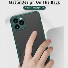 iPhone 12 Pro Max Luxury Matte Silicone Back Cover With Camera Protection