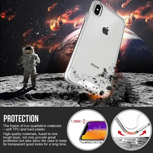 iPhone 12 Mini Space Anti Shockproof Transparent Bumper Clear Case