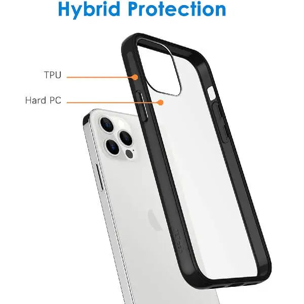 iPhone 12 Mini Space Black Series Anti Shockproof Matte Case