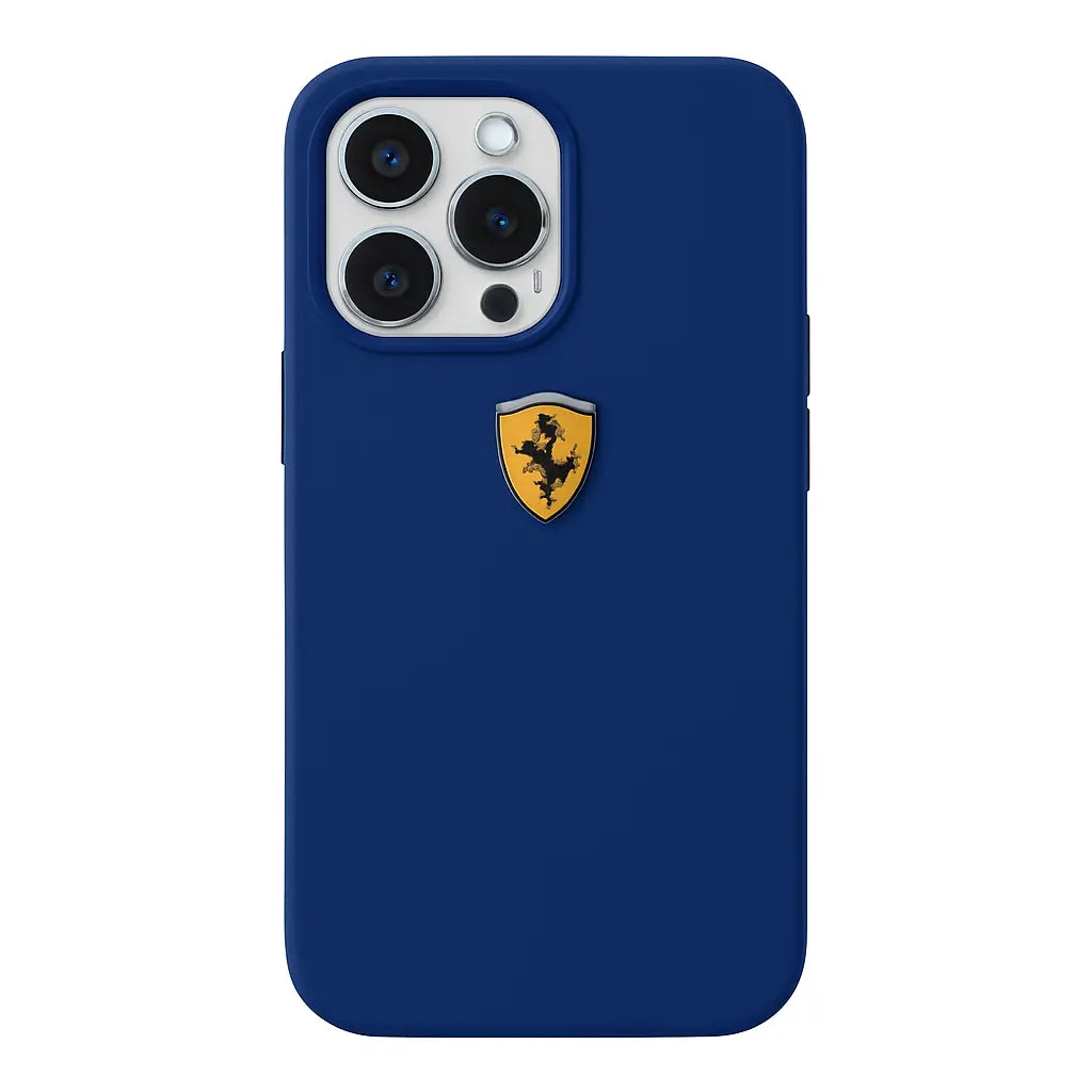 iPhone 13 Pro Max Ferrari Microfiber Silicone Mobile Case
