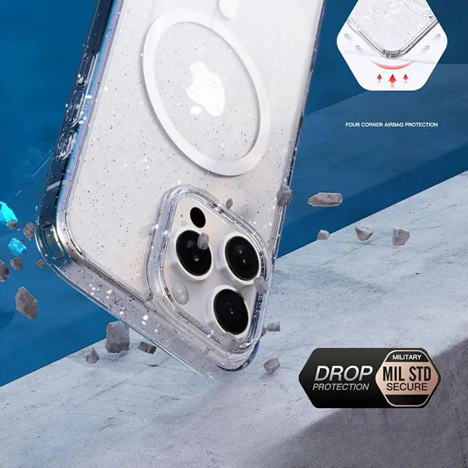 iPhone 16 Series Starry Sky Magsafe Clear Phone Cover