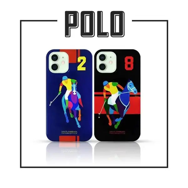 iPhone 12 Mini Santa Barbara Polo Saint Back Case (Blue)