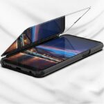 Luxury Mirror Clear View Standing Flip Cover For Apple iPhone / Samsung