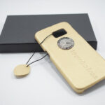 Luxury Logo Leather Back Cover For Samsung Galaxy S6 Edge