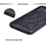 Puloka ® Fashion Leather Back Cover For iPhone X / Xs
