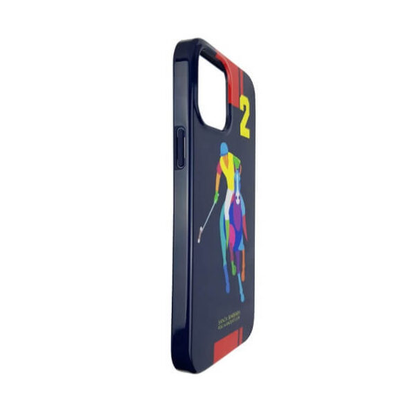 Santa Barbara Polo Saint Back Cover For iPhone (Blue)
