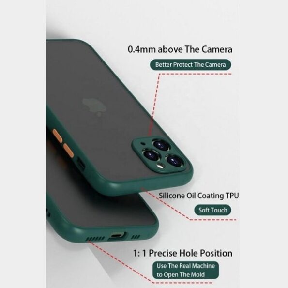Fashion Luxury Transparent Silicone Back Cover With Camera Protection For iPhone