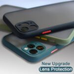 Fashion Luxury Transparent Silicone Back Cover With Camera Protection For iPhone